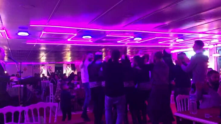 İstanbul Boğazı’nda skandal korona eğlencesi!