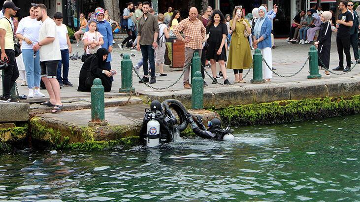 İstanbul Boğazı'ndan otomobil lastiği bile çıktı