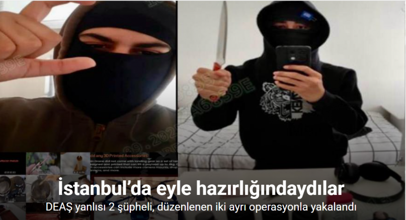 İstanbul’da DEAŞ adına sansasyonel eylem hazırlığındaki 2 çocuk yakalandı
