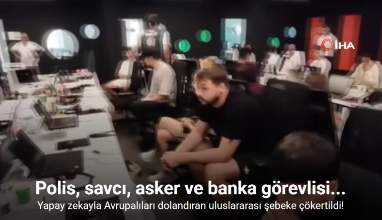 İstanbul’daki çağrı merkezi üzerinden Avrupa’da yüzlerce kişiyi dolandıran şebeke çökertildi