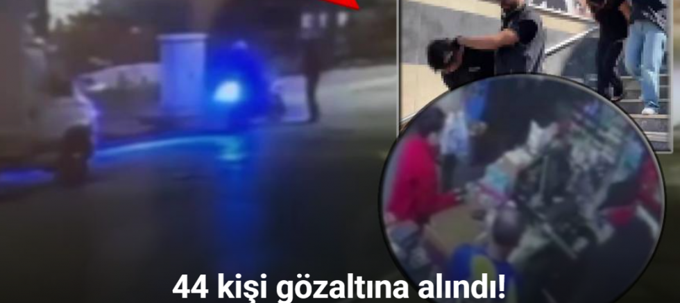 İstanbul merkezli 3 ilde düzenlenen yeni nesil suç örgütlerine operasyonda 44 gözaltı: Suç anları kamerada