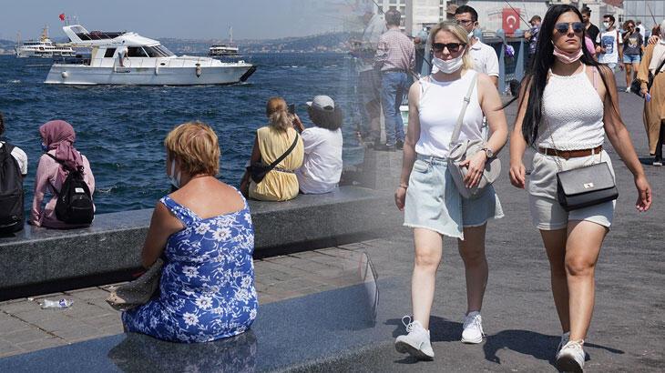 İstanbul nem bunalttı, sahile akın ettiler