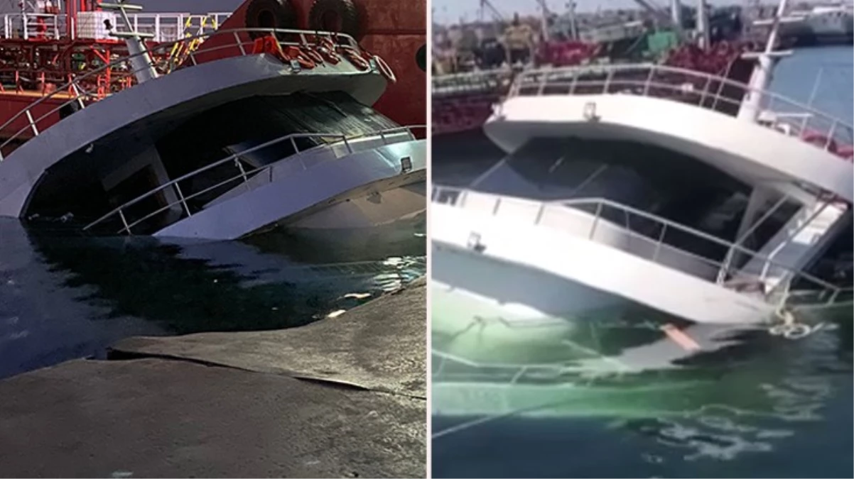 İstanbul Yenikapı'da tur teknesi battı! 3 kişi son anda kurtuldu