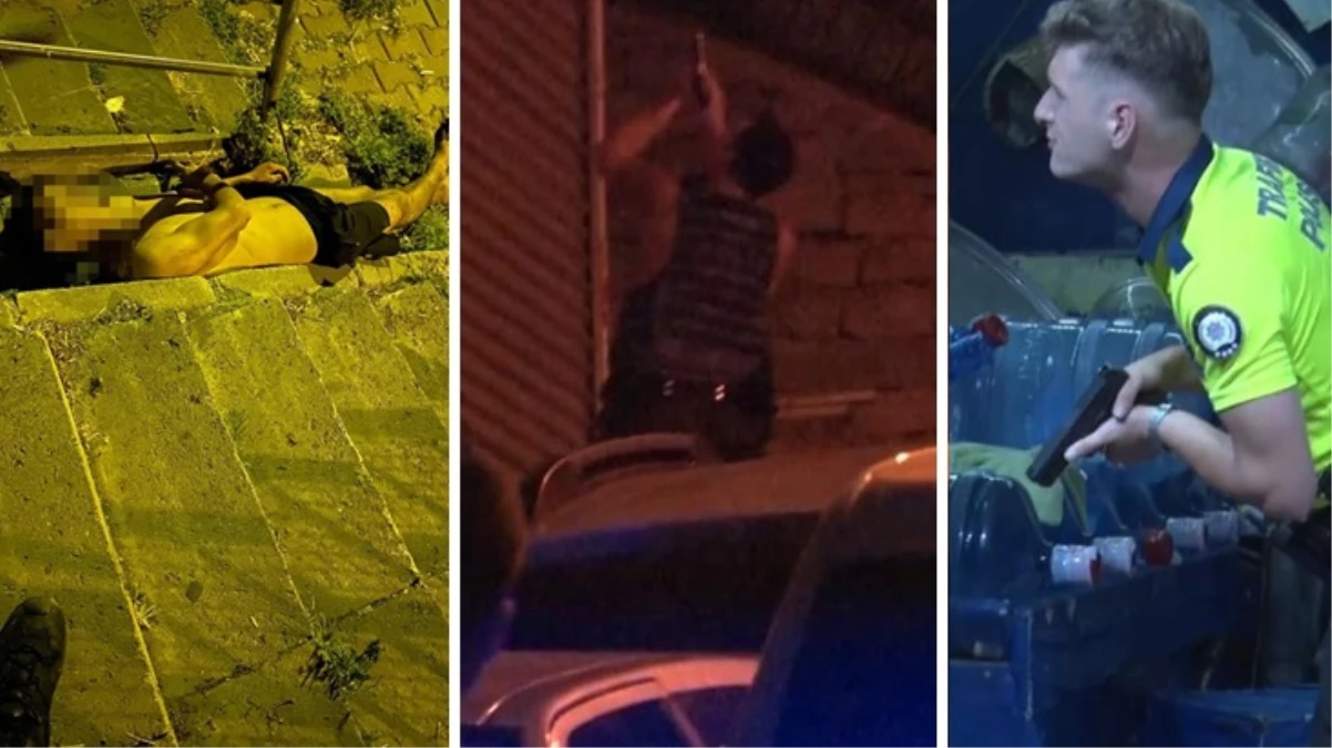 İstanbul'da 1 polis memurunun şehit olduğu çatışma anları kamerada