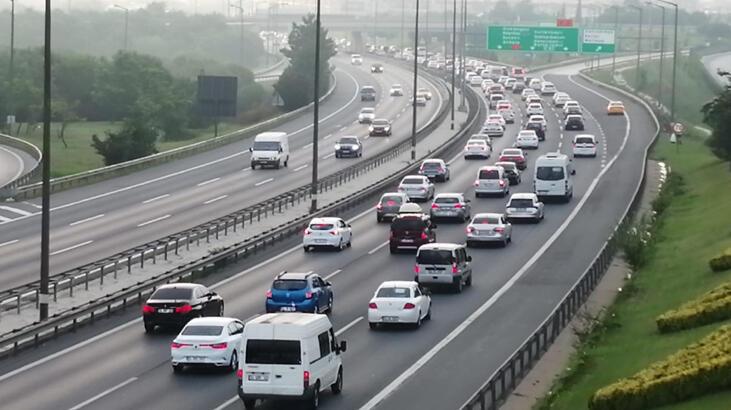 İstanbul'da bayram öncesi trafik yoğunluğu