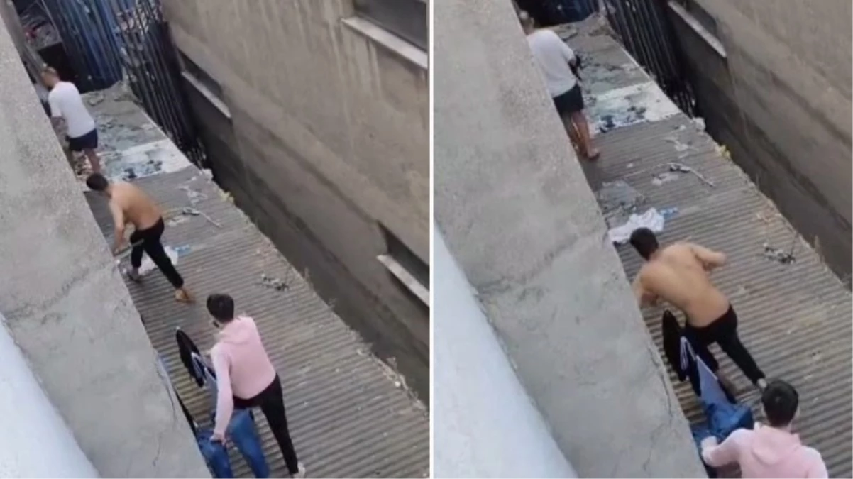 İstanbul'da bir garip olay! Balkonda 1'i yarı çıplak 3 adamla karşılaşan kadın korku dolu anlar yaşadı