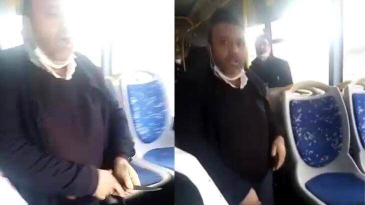 İstanbul'da dehşet anları! İETT otobüsü şoförü yolcuya bıçak çekti