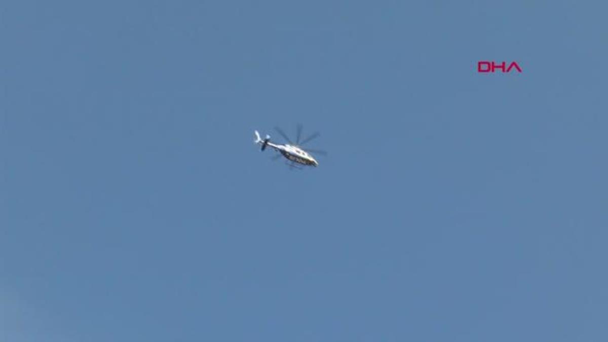 İSTANBUL'DA HELİKOPTER DESTEKLİ DENETİM YAPILDI