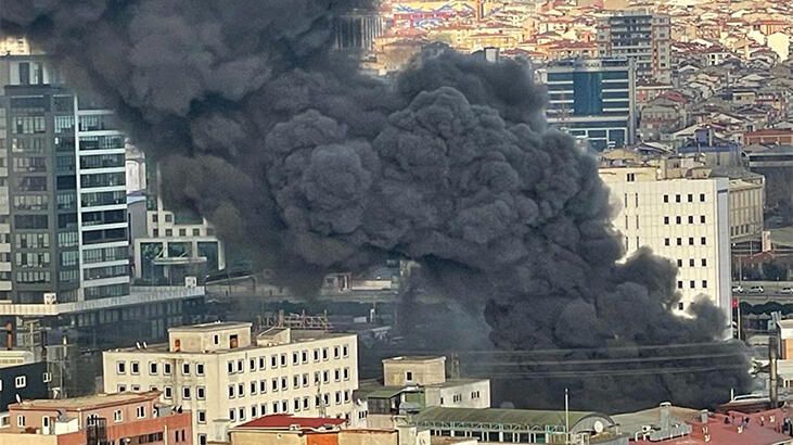 İstanbul'da korkutan yangın!