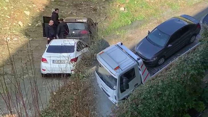 İstanbul’da korsan taksici çıkmaz sokağa girince yakalandı