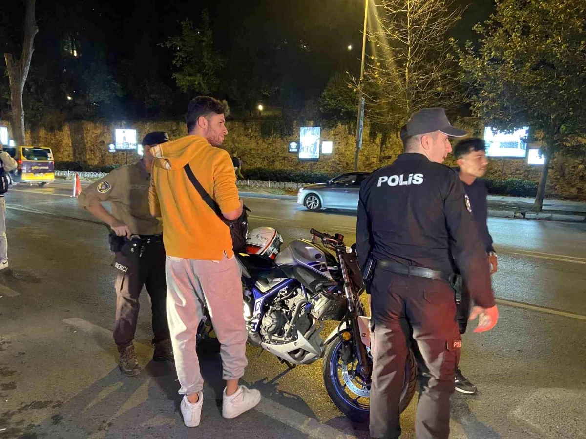 İstanbul'da motosiklet denetimi yapıldı