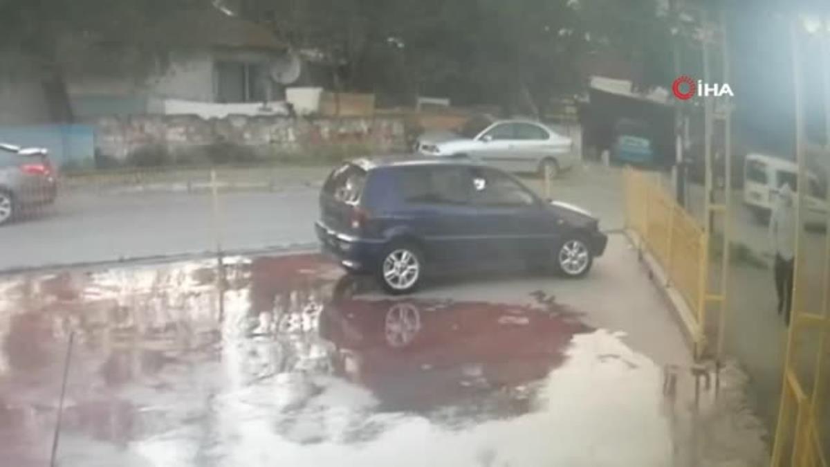 İstanbul'da oto yıkamacıya gelip kurşun yağdırdı: Dehşet anları kamerada