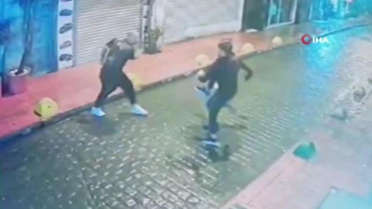 İstanbul'da palalı otoparkçı dehşeti kamerada