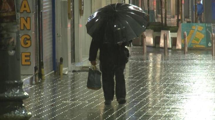 İstanbul’da yağmur etkili oluyor