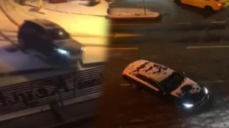 İstanbul'da yollar buz pistine döndü, kazalar beraberinde geldi
