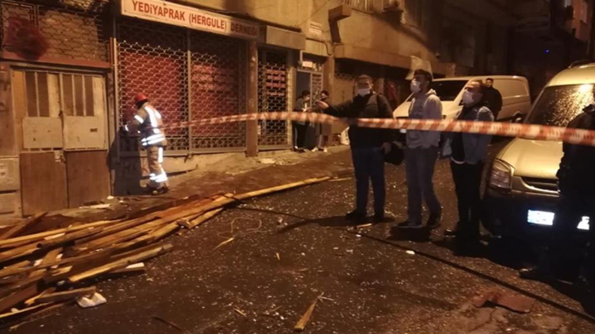 İstanbul'u fırtına vurdu! Birçok bölgede evlerin çatıları uçtu