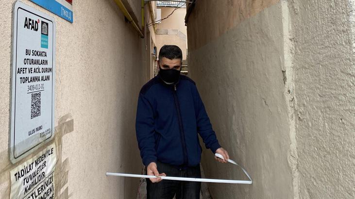 İşte İstanbul'un en dar sokağı! Sadece 89 santimetre...