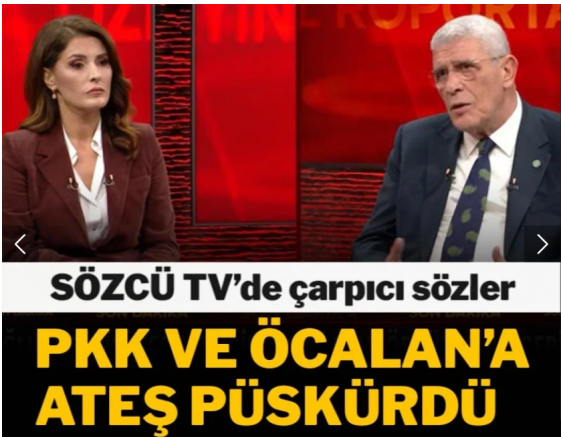 İYİ Parti lideri Dervişoğlu'ndan SÖZCÜ TV'de çarpıcı sözler: PKK ve Öcalan'a ateş püskürdü