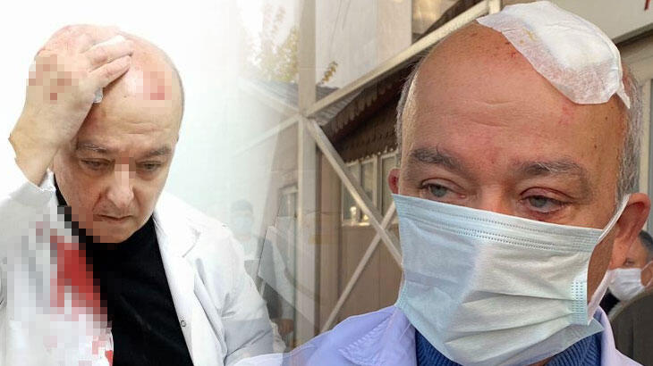 İzmir'de akılalmaz olay! Doktorun kafasını taşla yardılar