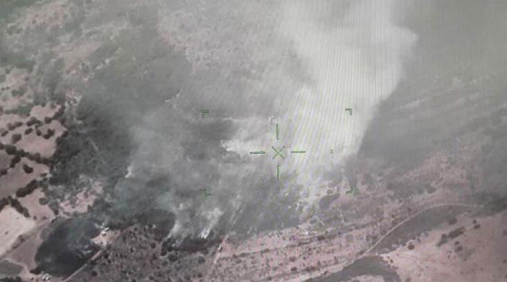 İzmir'de makilikte çıkan yangın ormana da sıçradı