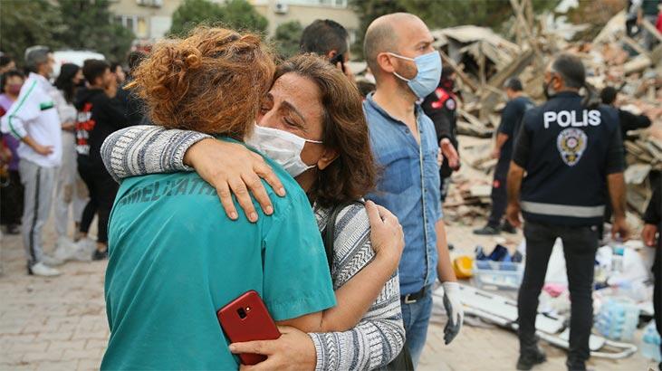 İzmir'deki deprem sonrası Türkiye'ye dayanışma mesajları