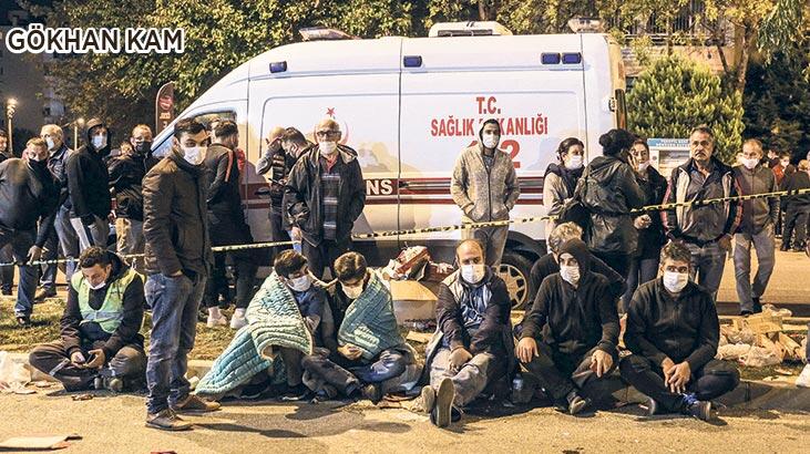 İzmirliler geceyi sokakta geçirdi