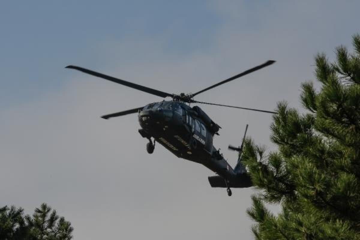 Jandarmadan helikopterli denetim