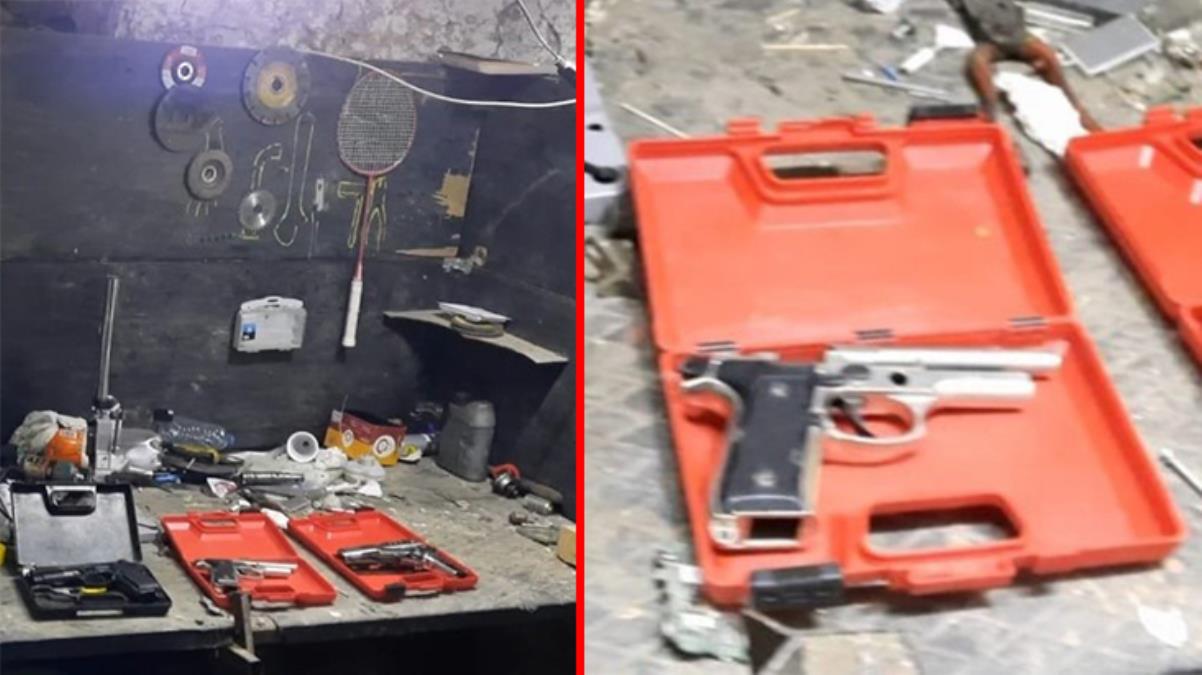 Jandarmanın operasyonu sonucu evde silah üreten şahıs yakalandı