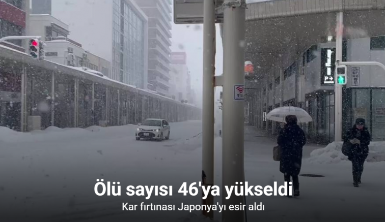 Japonya'daki kar fırtınasında ölü sayısı 46'ya yükseldi