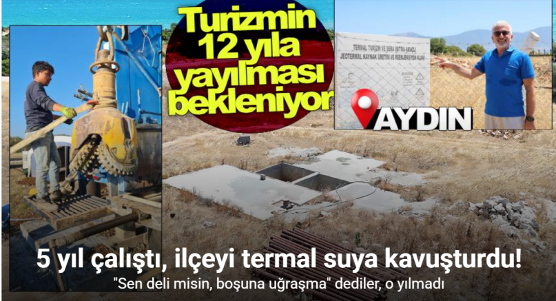 Jeoloji mühendisinin 5 yıllık mücadelesi sonuç verdi