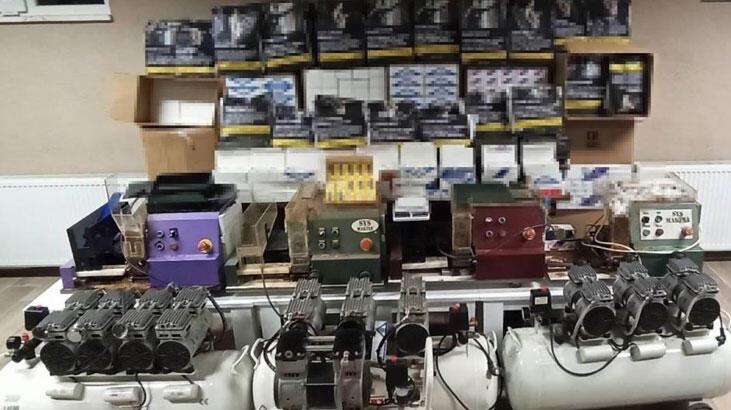 Kaçak tütün işi yapan kadın operasyonla yakalandı