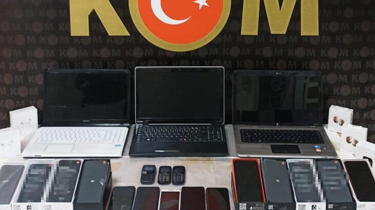 Kaçakçılık operasyonunda 43 cep telefonu ele geçirildi