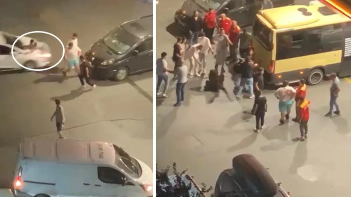 Kadınları darbetti, kendisine müdahale edenleri de arabayla ezdi! Dehşet anları kamerada