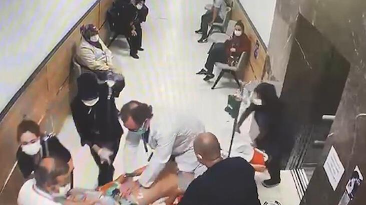 Kalbine 13 santim korkuluk girdi! Sedye üzerinde müdahale