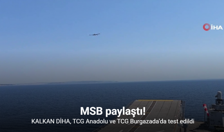 KALKAN DİHA, TCG Anadolu ve TCG Burgazada’da test edildi