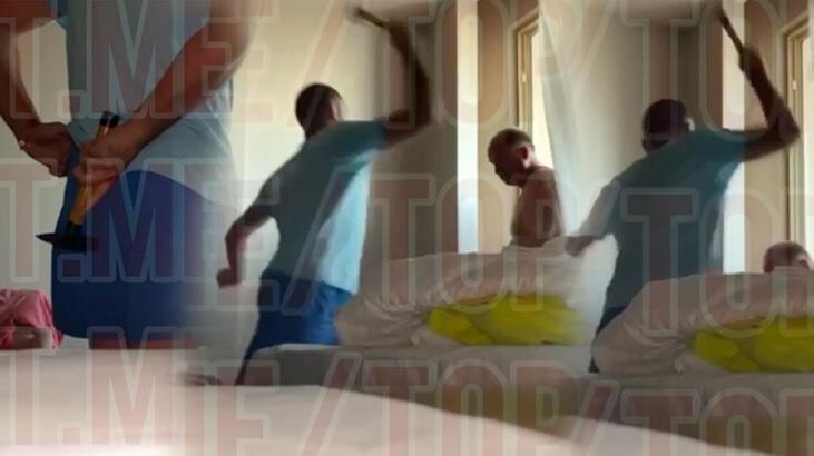 Kan donduran 'çekiçli' cinayet! 5 yıldızlı oteldeki vahşet kamerada