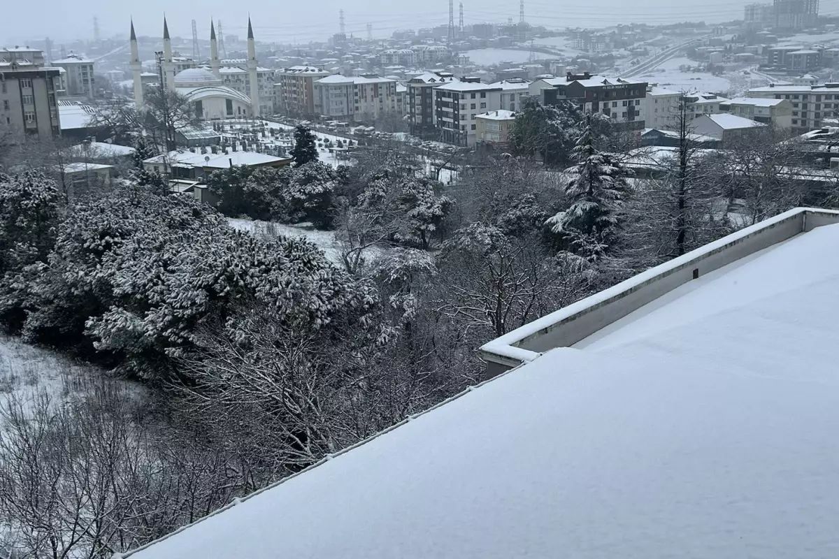 Kar yağışı nedeniyle İstanbul'da 9 ilçede okullar tatil edildi