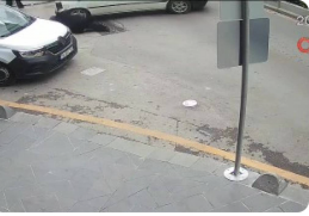 Karabük’te yürekleri ağza getiren anlar kamerada