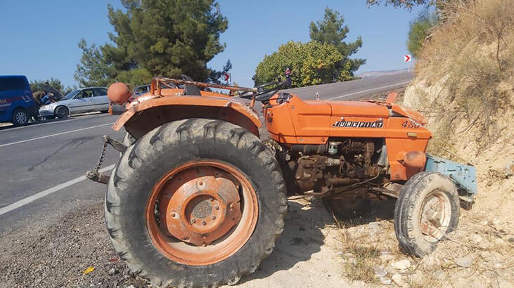 Karaman'da traktör devrildi! Sürücü yaralandı, eşi öldü