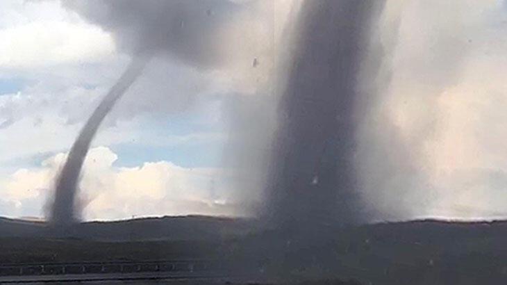 Kars’ta korkutan hortum! 15 dakika sürdü