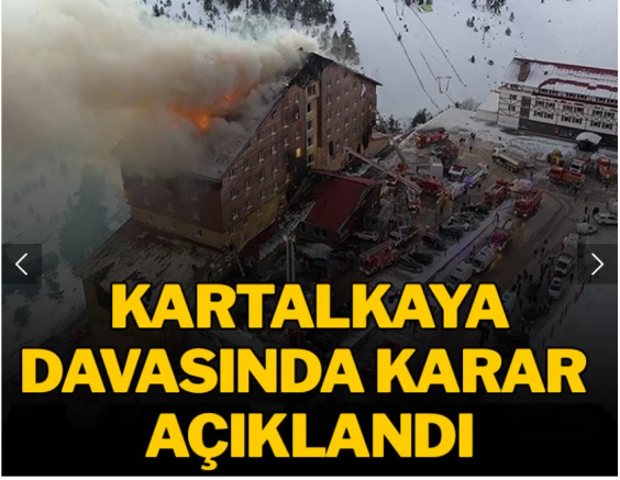 Kartalkaya davasında karar açıklandı