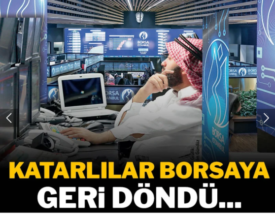 Katarlılar borsaya geri döndü