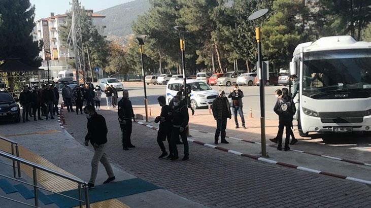 'Katran' operasyonunda suç örgütü lideri ile 8 şüpheli tutuklandı!