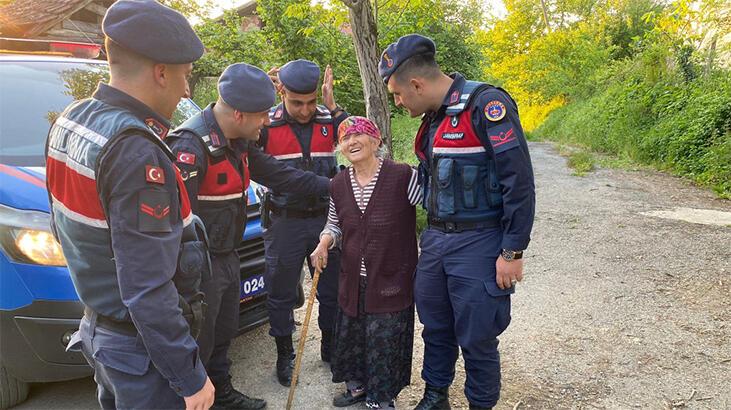 Kaybolan 86 yaşındaki kadın 20 saat sonra bulundu