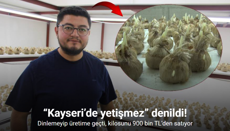 ’Kayseri’de yetişmez’ denildi, girişimci başardı