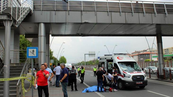 Kayseri'de feci olay! Üst geçitten düşen kadın hayatını kaybetti
