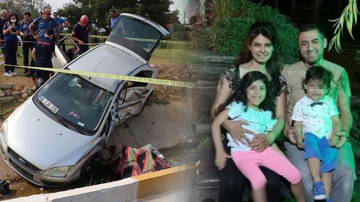 Kazada ölen Derya öğretmen ve kızı toprağa verildi