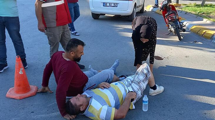 Kazada yaralandı, 'İşe gitmem lazım' diyerek hastaneye gitmek istemedi