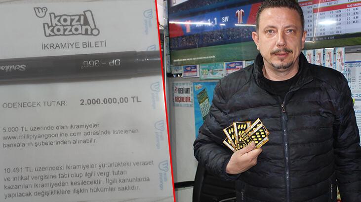 Kazı Kazan'la 2 milyon TL kazandı! Veresiye defterindeki borçları ödedi