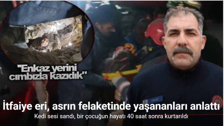 Kedi sesi sandı, bir çocuğun hayatı 40 saat sonra kurtarıldı